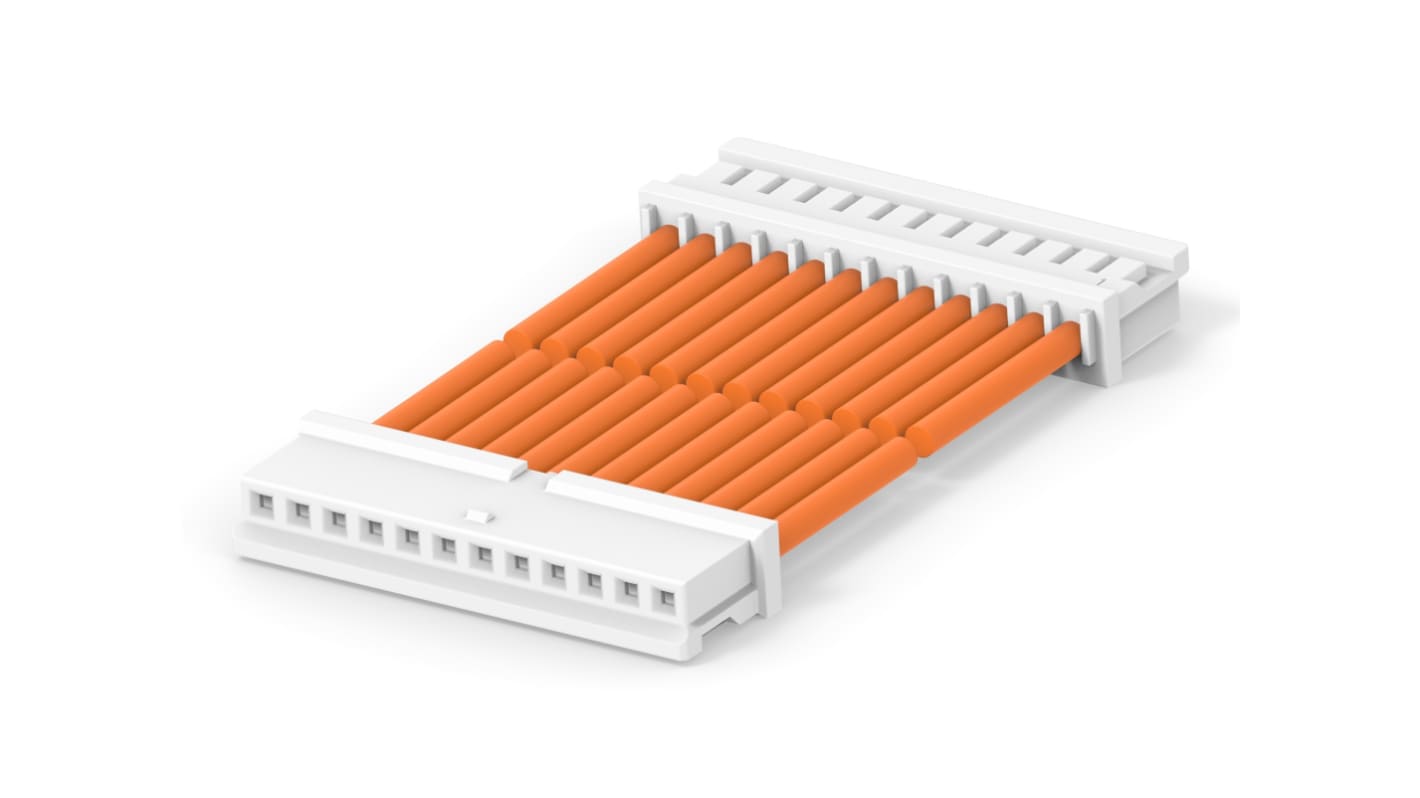 TE Connectivity 12 Way to 12 Way Wire to Board Cable, 300mm