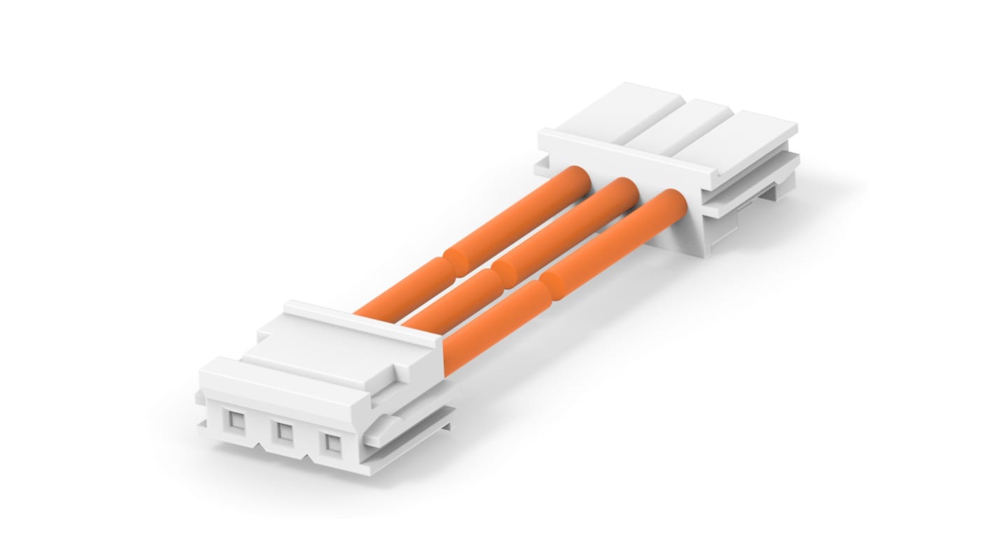 TE Connectivity 3 Way to 3 Way Wire to Board Cable, 300mm