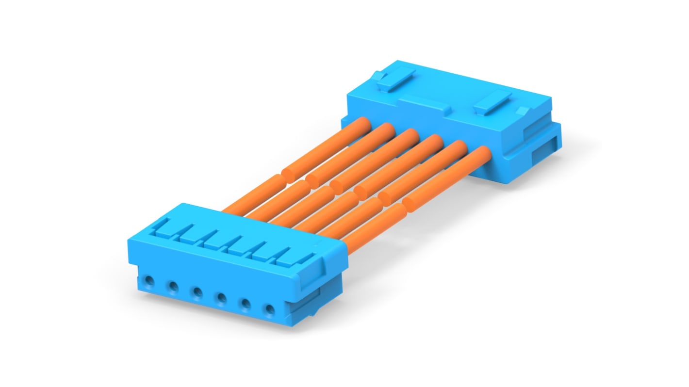 TE Connectivity 6 Way to 6 Way Wire to Board Cable, 300mm