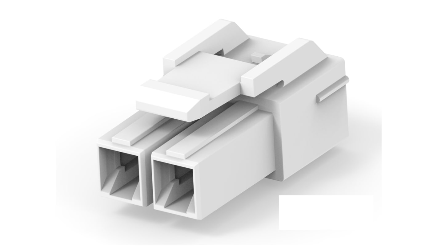 Conector de potencia TE Connectivity 2408780 Hembra de 2 vías, 600 V ac, Montaje en PCB