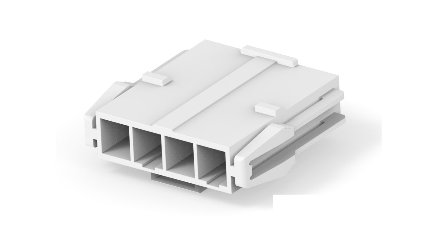 TE Connectivity 3-2408818 Schwere Steckverbinder Stromversorgungssteckverbinder, Buchse 4-polig / 1-reihig, 600 V AC,