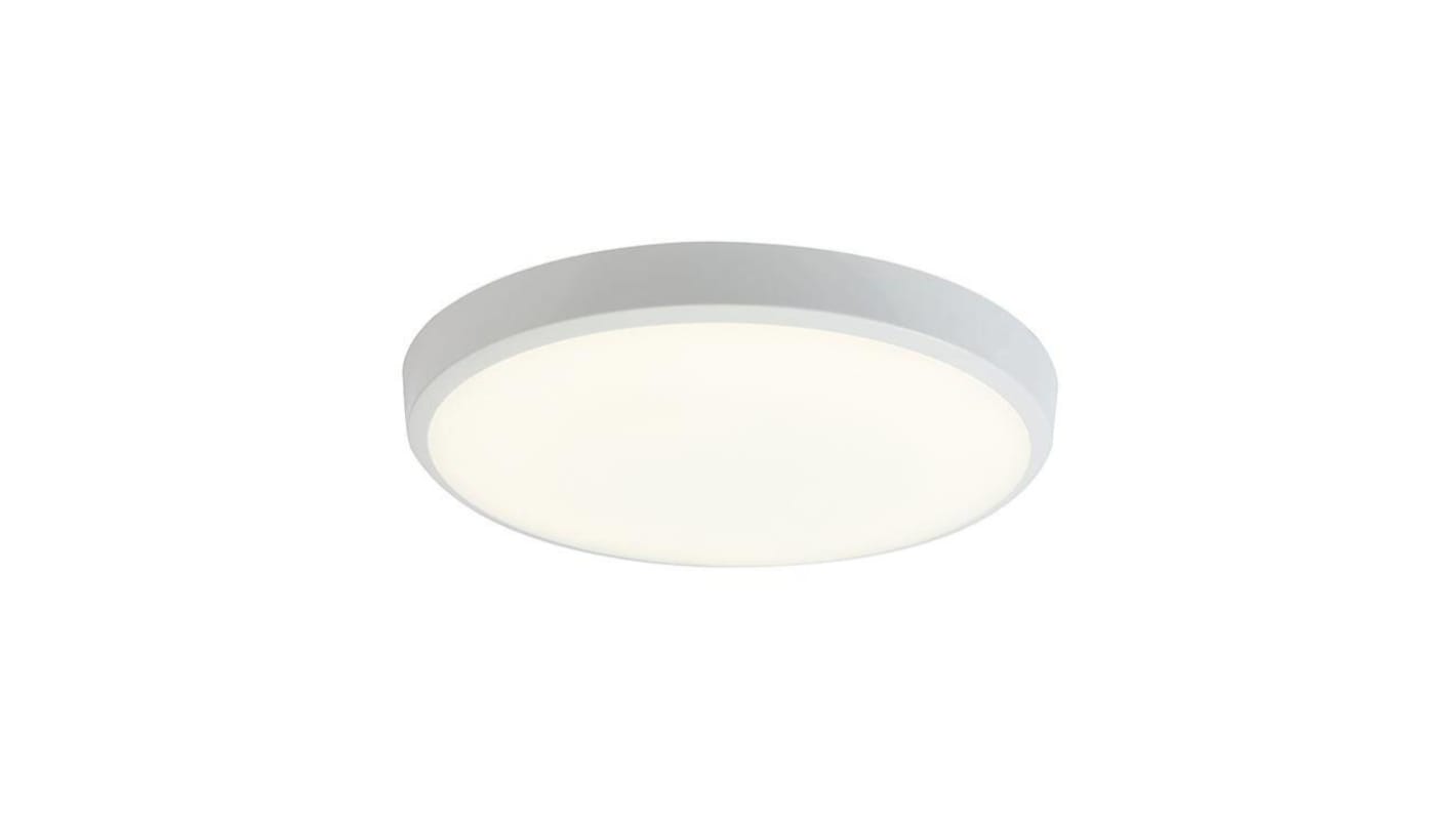 Plafón Circular, con Emergencia, 240 V, 17 W, IP54