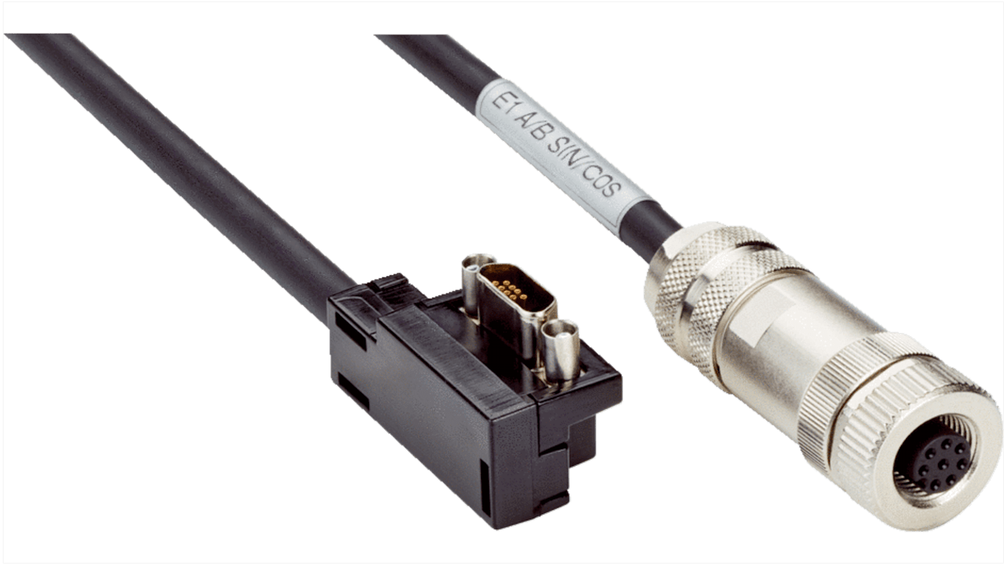 Kabel délka 5m, A: Micro D-Sub, B: M12