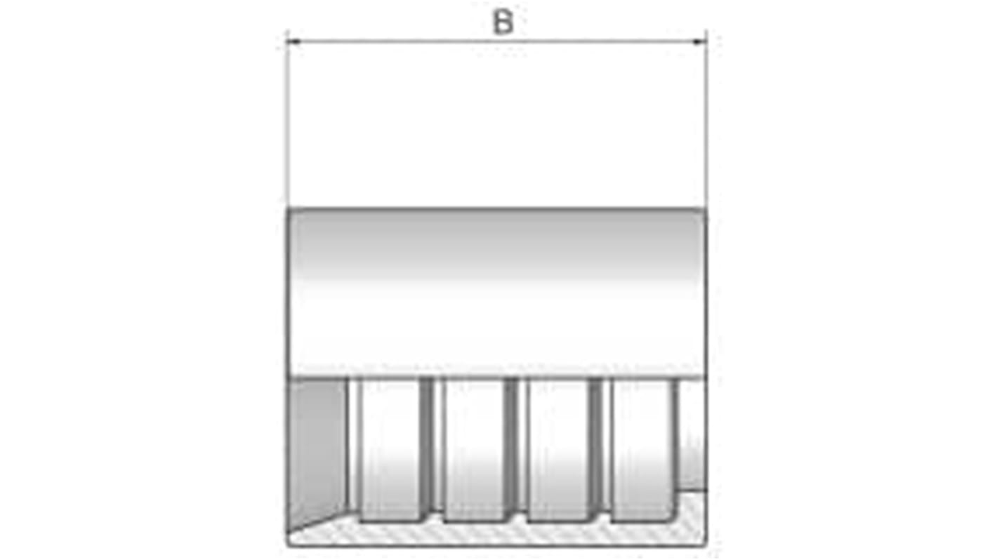 Parker High Pressure ParLock Skive Fittings, 100VS-4