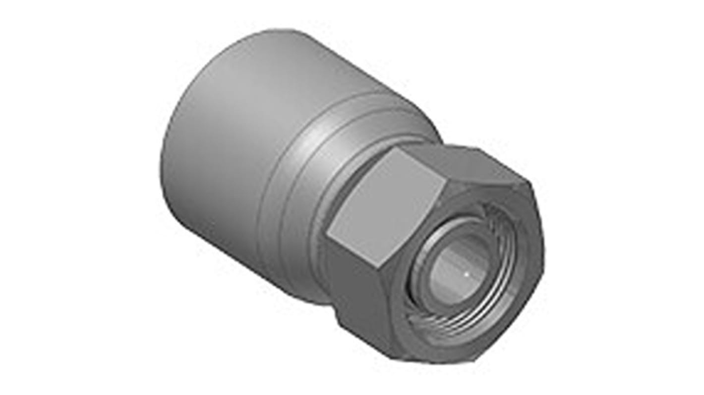 Parker Crimped Hose Fitting 3/8 in Hose to M20 Female, 1C943-12-6