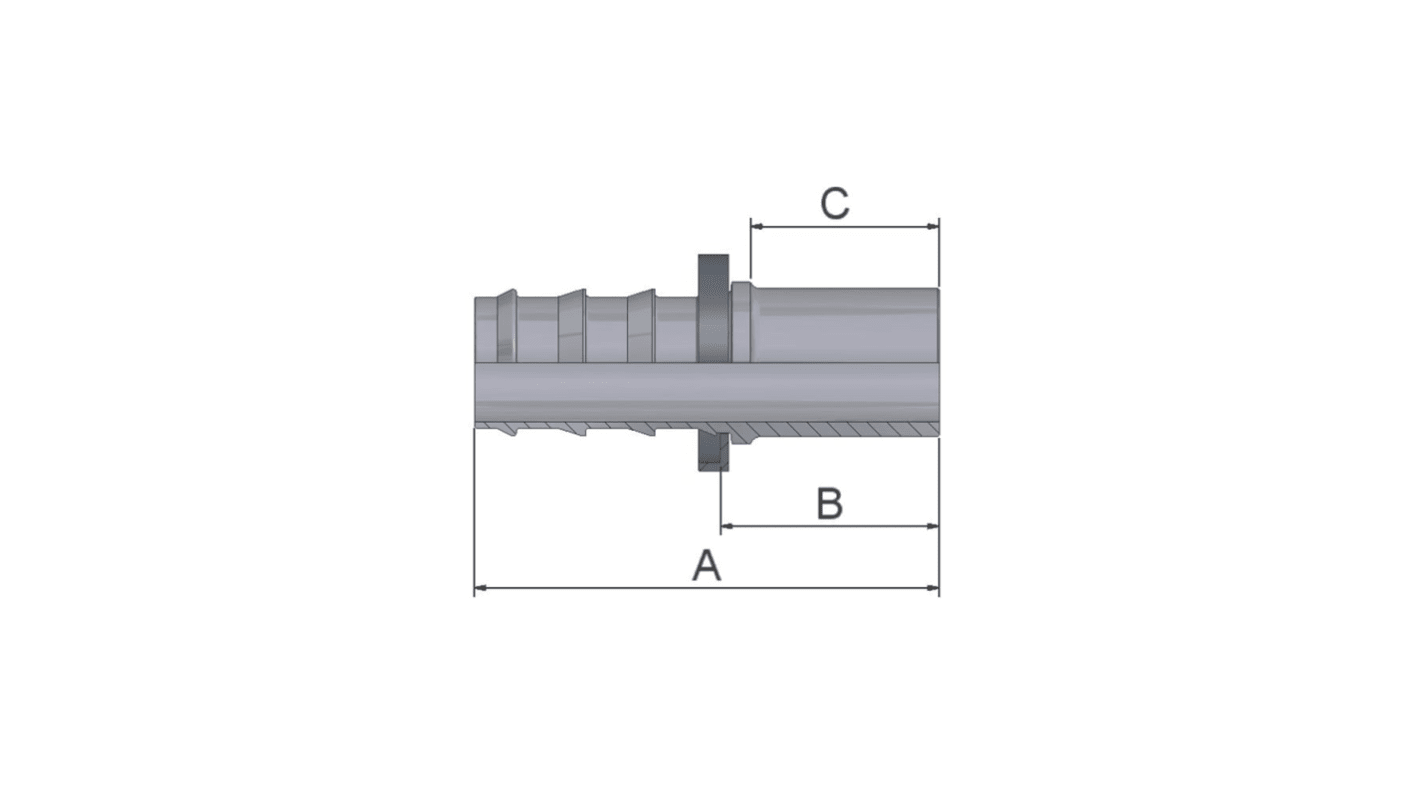 Parker aus Messing, 1/4 Zoll, max. 250 bar