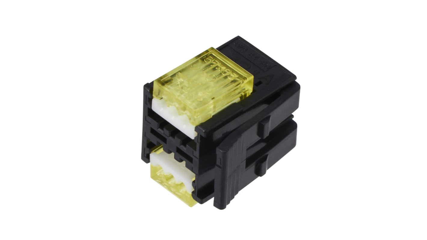 3M 371 Series Terminal Plug, 4-Way, 3A, 20 → 26 AWG Wire, IDC Termination