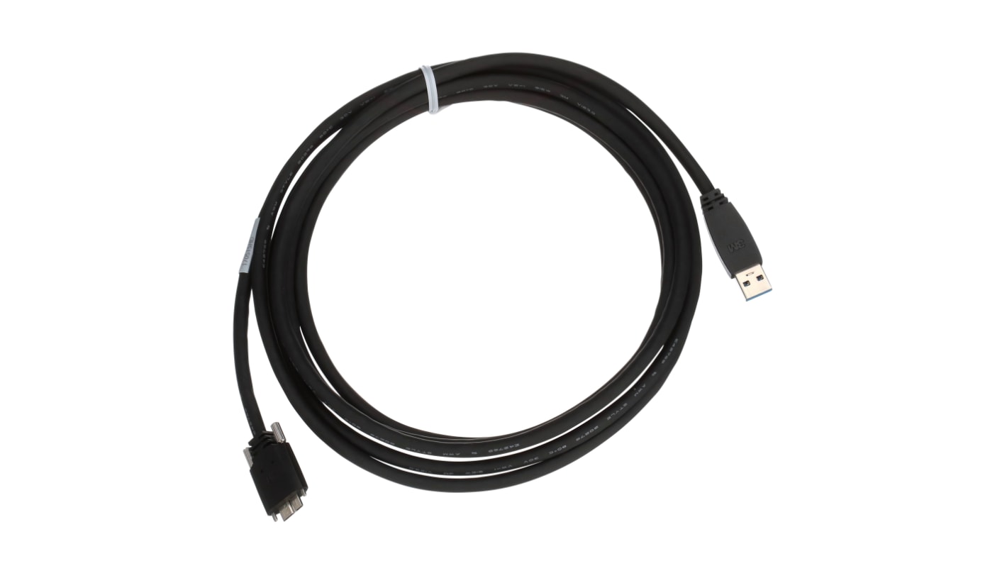 Latiguillo USB 3.0 3M, con A. Micro USB B Macho, con B. USB A Macho, long. 5m