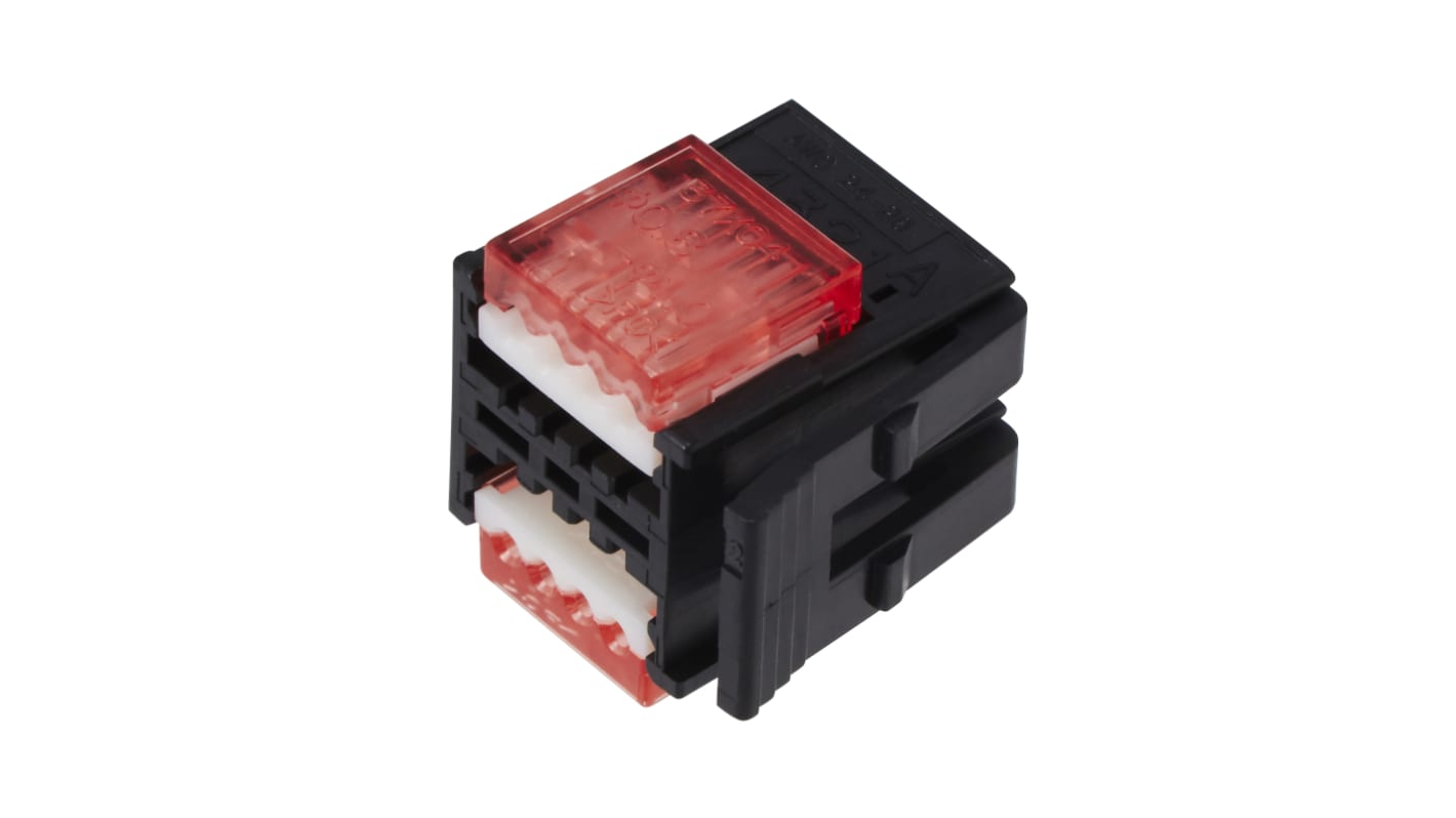 3M 371 Series Terminal Plug, 4-Way, 3A, 20 → 26 AWG Wire, IDC Termination