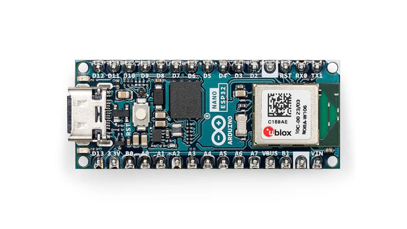 Arduino 扩展板, Nano ESP32,带针座, NORA-W106处理器