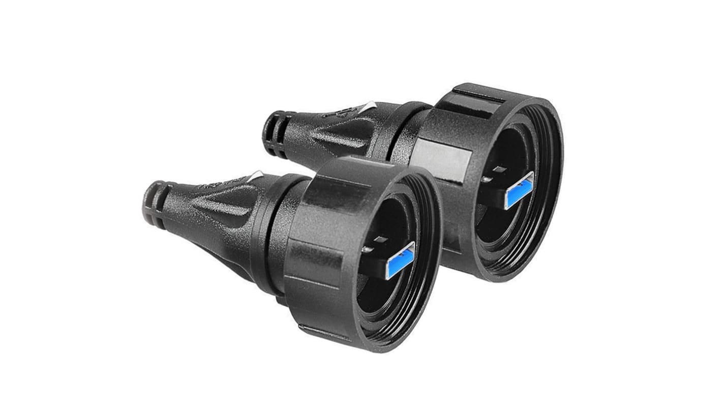 Bulgin USB 3.0, Male USB A to Male USB A, 3m