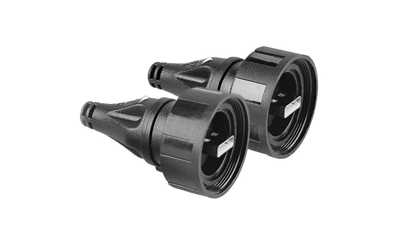 Cavo USB Bulgin USB A/USB A, L. 3m, col. Nero