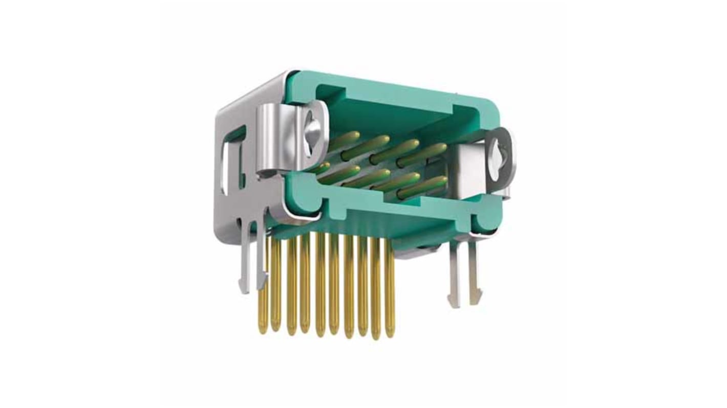 Gniazdo PCB 10 -pinowe 2 -rzędowe raster: 1.25mm Złącze przelotowe Poziomy Montaż na płytce drukowanej