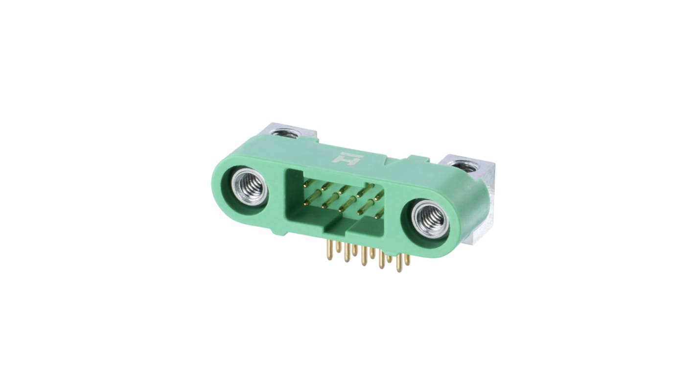 HARWIN G125 Series Horizontal PCB Mount PCB Socket, 10-Contact, 2-Row, 1.25mm Pitch, Solder Termination