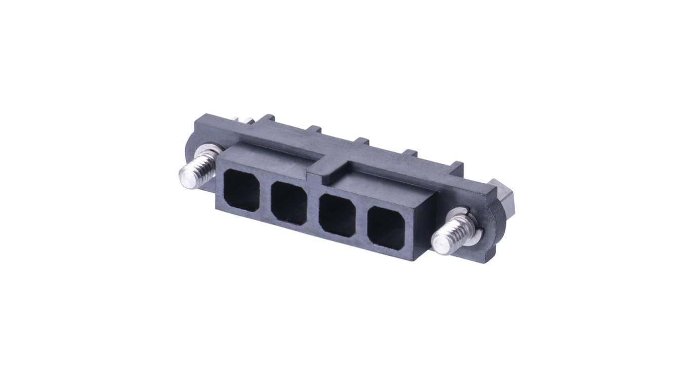 HARWIN, M80 Female Connector Housing, 4mm Pitch, 4 Way, 1 Row