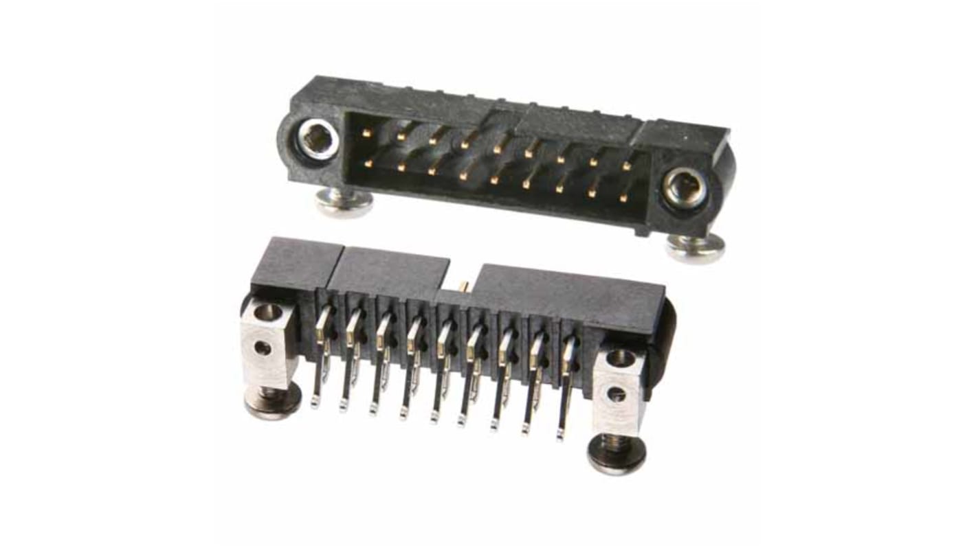 HARWIN M80 Series Horizontal Surface Mount PCB Socket, 6-Contact, 2-Row, 2mm Pitch, Crimp Termination