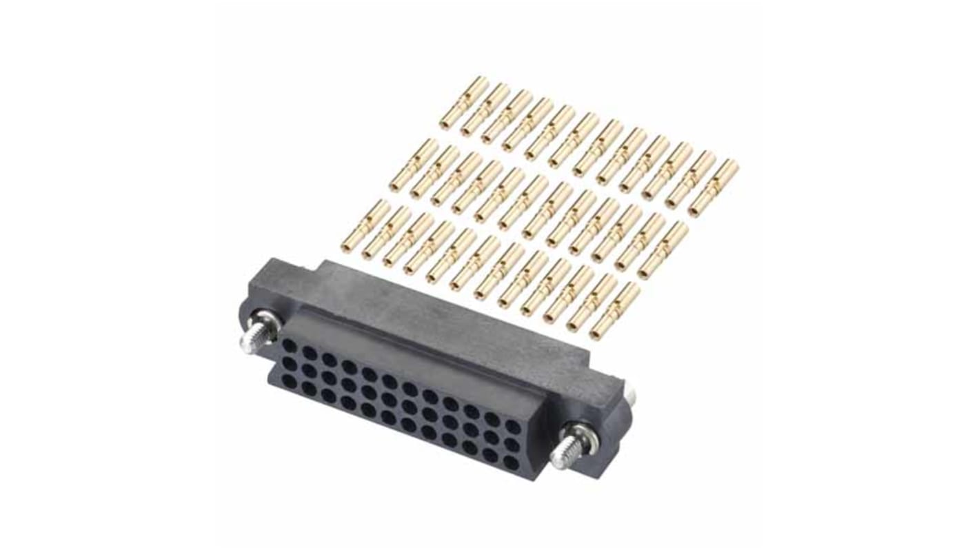 Gniazdo PCB 27 -pinowe 3 -rzędowe raster: 2mm Złącze zagniatane Kątowe