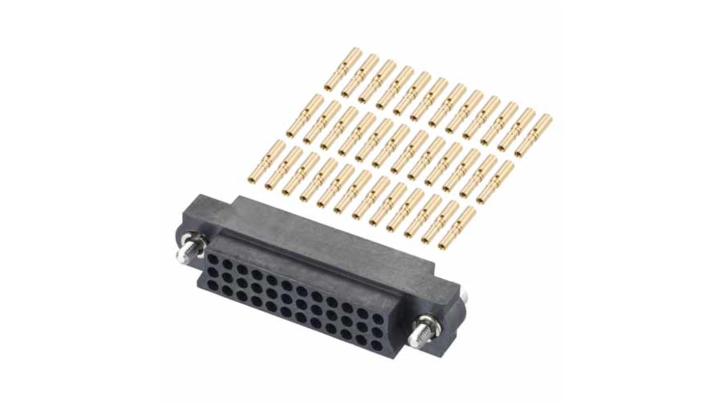 Gniazdo PCB 36 -pinowe 3 -rzędowe raster: 2mm Złącze zagniatane Kątowe