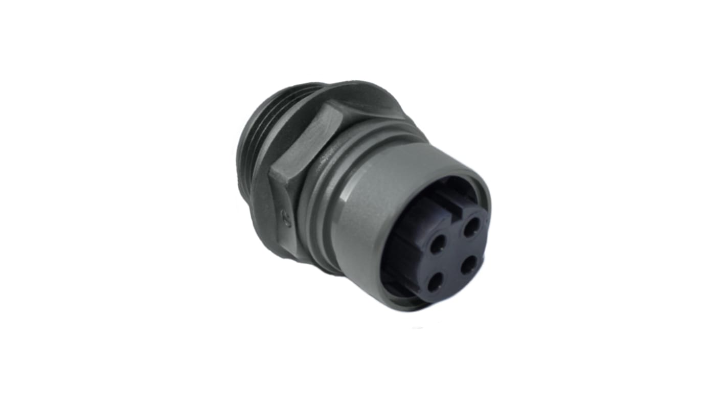 Bulgin Circular Connector, 8 Contacts, Panel Mount, M24 Connector, Socket, IP66, IP68, IP69K, 6000 Series Buccaneer