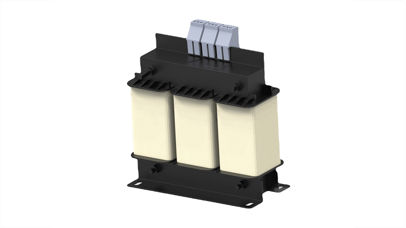 TE Connectivity, CORCOM RPQ 15A 480 V ac 50 / 60Hz, Chassis Mount Power Line Filter, Terminal Block 3 Phase