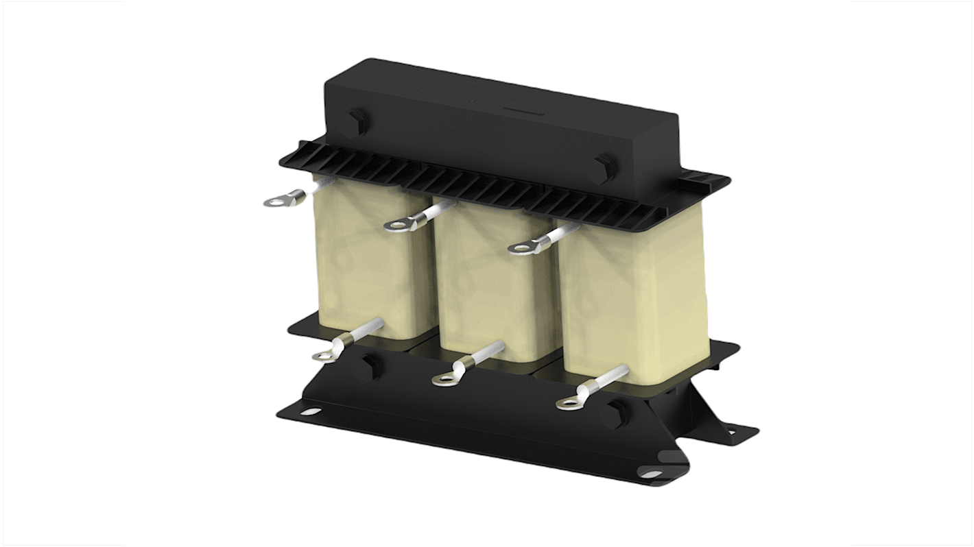 TE Connectivity CORCOM RPQ Netzfilter, 480 V AC, 59.34A, Gehäusemontage, Drahtanschluss, 3-phasig / 50 / 60Hz