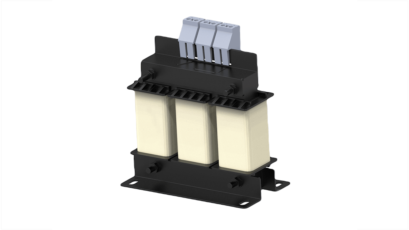 TE Connectivity CORCOM RPQ Netzfilter, 480 V AC, 1.76A, Gehäusemontage, Anschlussblock, 3-phasig / 50 / 60Hz