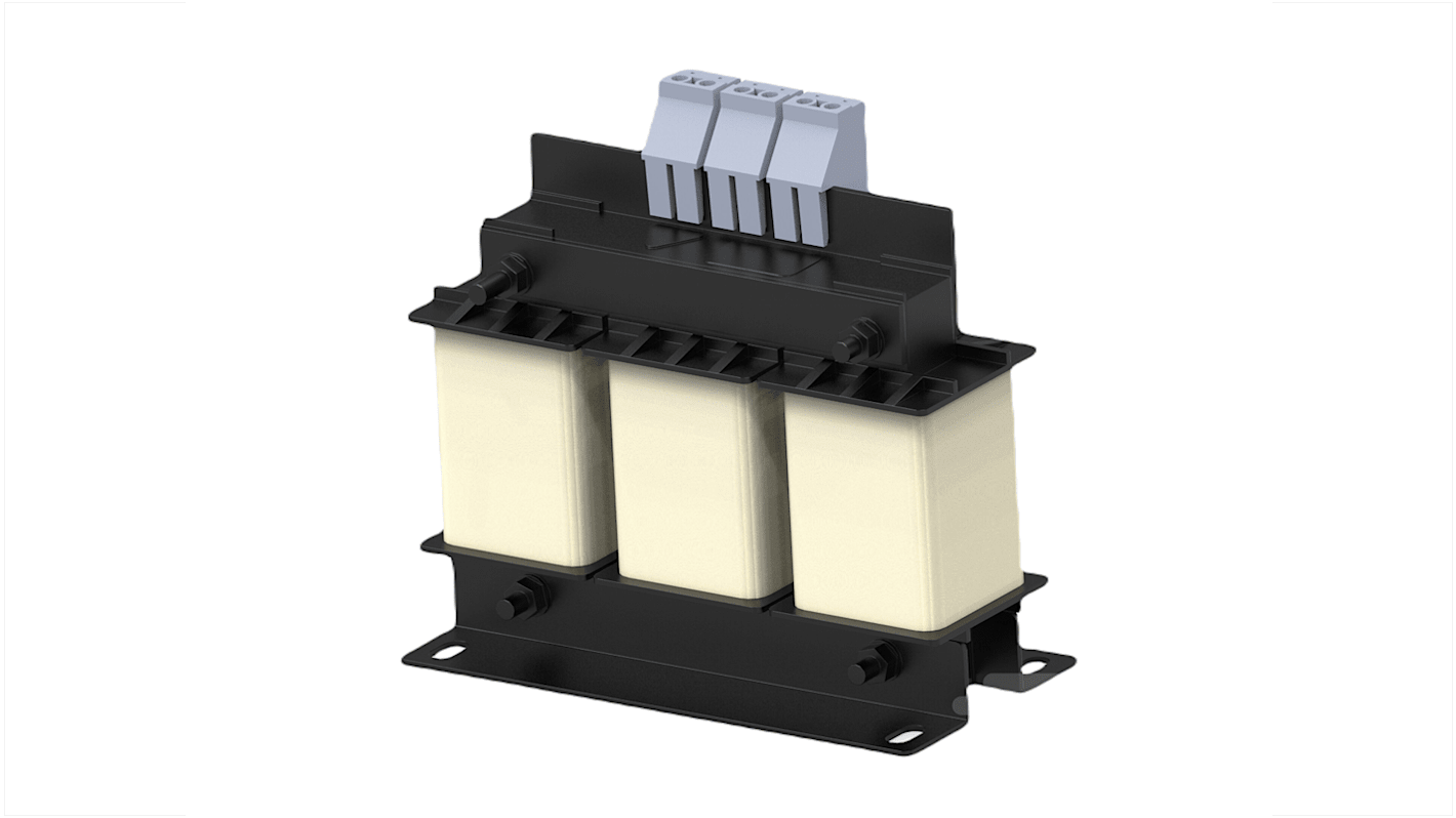 TE Connectivity EMIフィルタ,電源ラインフィルタ,ノイズフィルタ, 6A, 480 V ac, 3相 シャーシーマウント