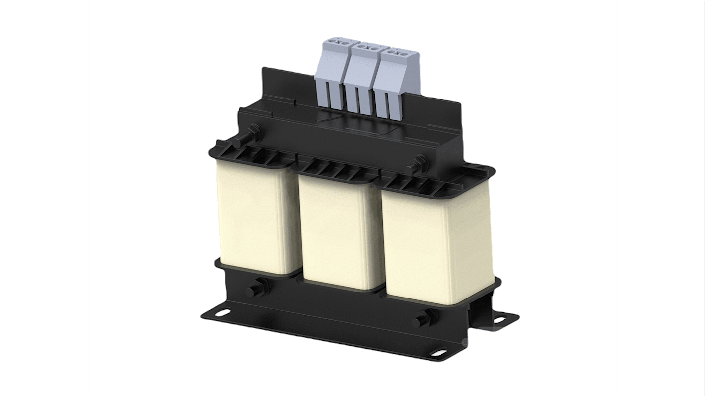 TE Connectivity CORCOM RPQ Netzfilter, 480 V AC, 8.82A, Gehäusemontage, Anschlussblock, 3-phasig / 50 / 60Hz