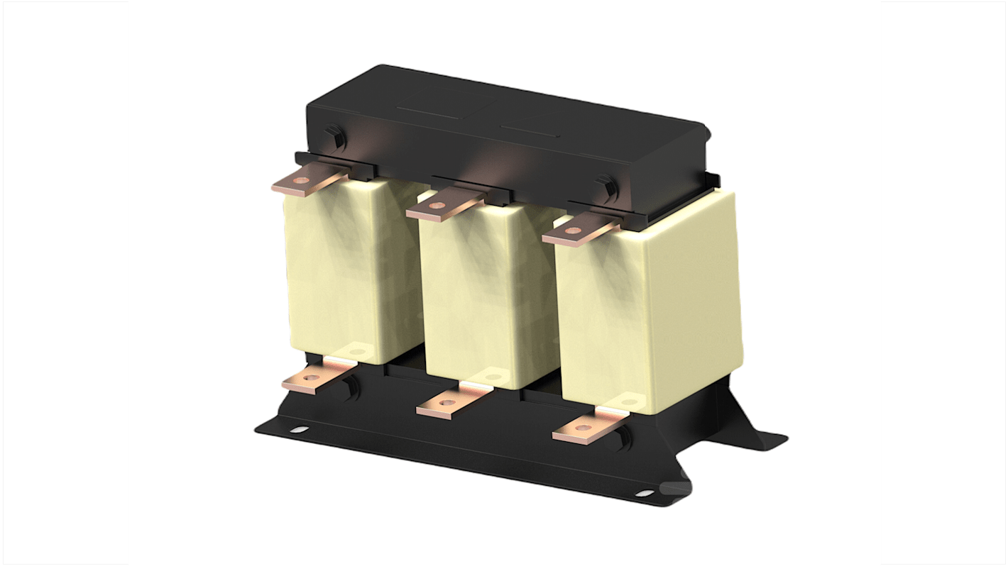 TE Connectivity CORCOM RPQ Netzfilter, 480 V AC, 130A, Gehäusemontage, Sammelschiene, 3-phasig / 50 / 60Hz