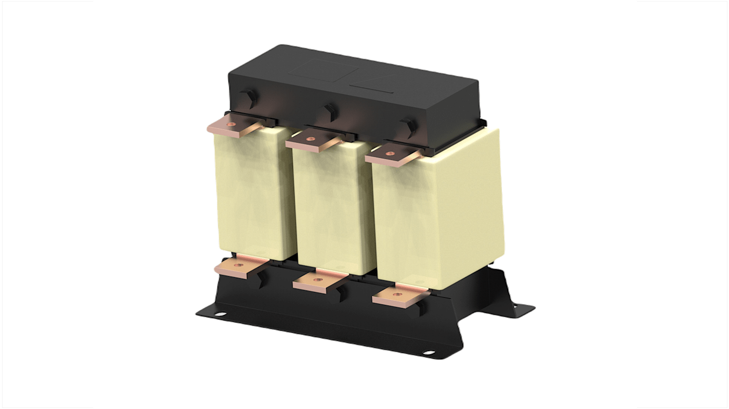 TE Connectivity 三相电源滤波器, 645A, 480 V 交流, 50 / 60Hz, 底盘安装, 母线条接端, CORCOM RPQ系列