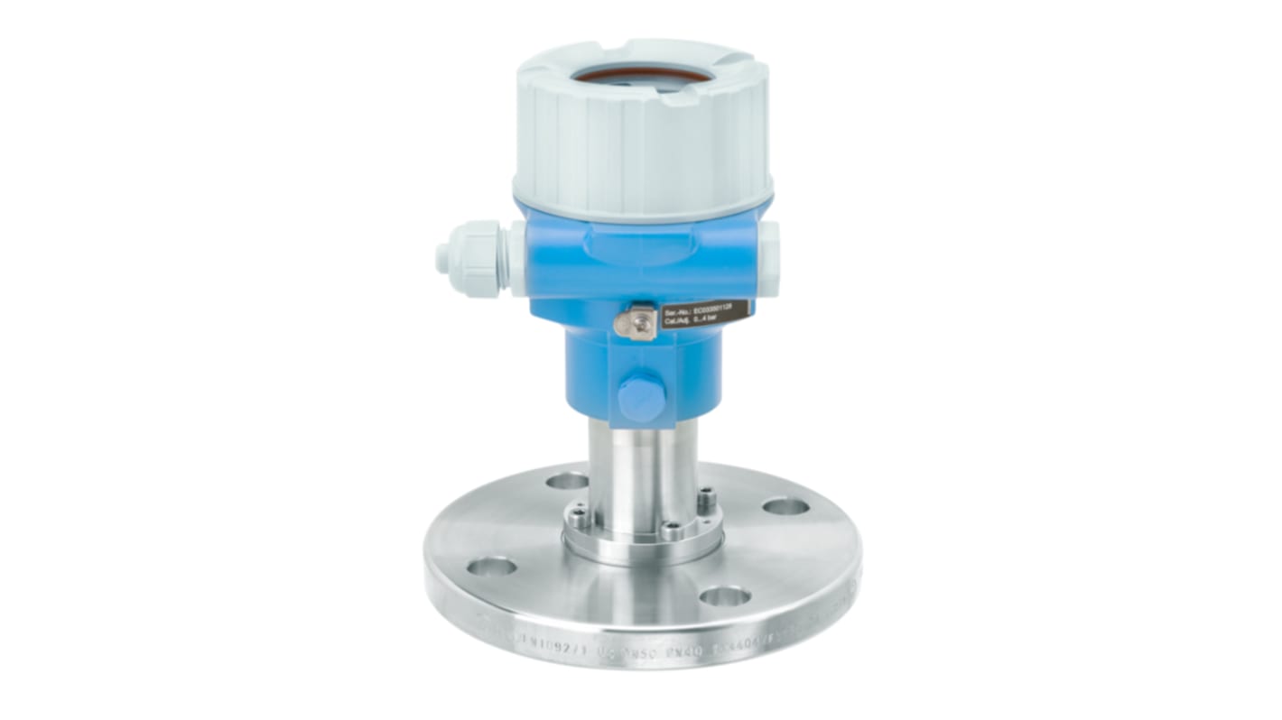 Endress+Hauser Cerabar PMC51 Series Pressure Sensor, 1.5psi Min, 600psi Max, Absolute, Gauge Reading