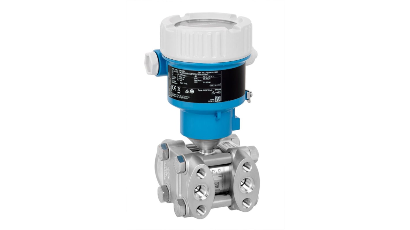 Endress+Hauser PMD55B Series Pressure Transmitter, 0.45psi Min, 600psi Max, Differential Reading