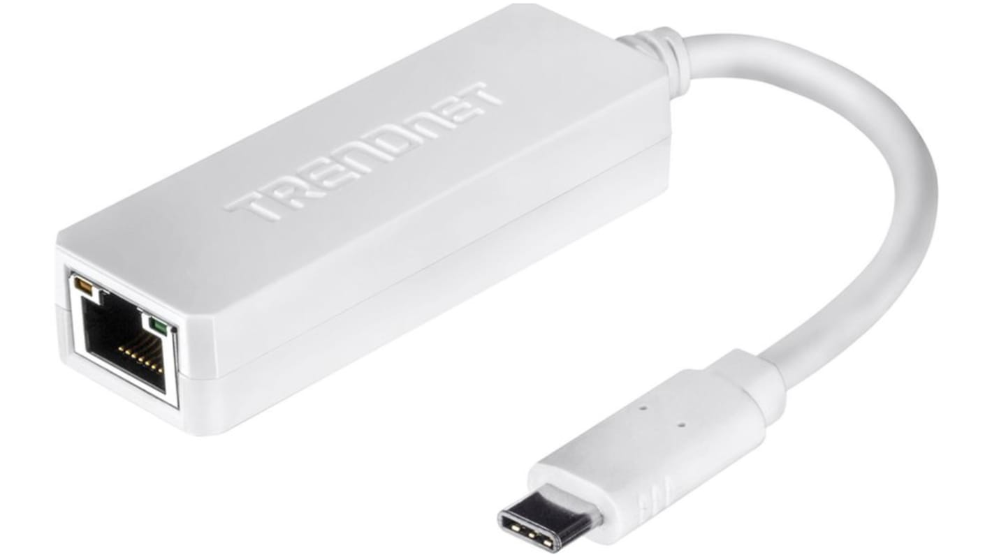 Trendnet USB 3.0 Ethernet-adapter porte, USB C til RJ45, 1000Mbit/s