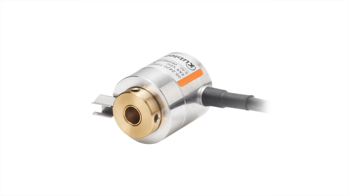 Kübler 2420 Series Incremental Incremental Encoder, 1000Pulses ppr, Push Pull Signal, Hollow Type, 6mm Shaft