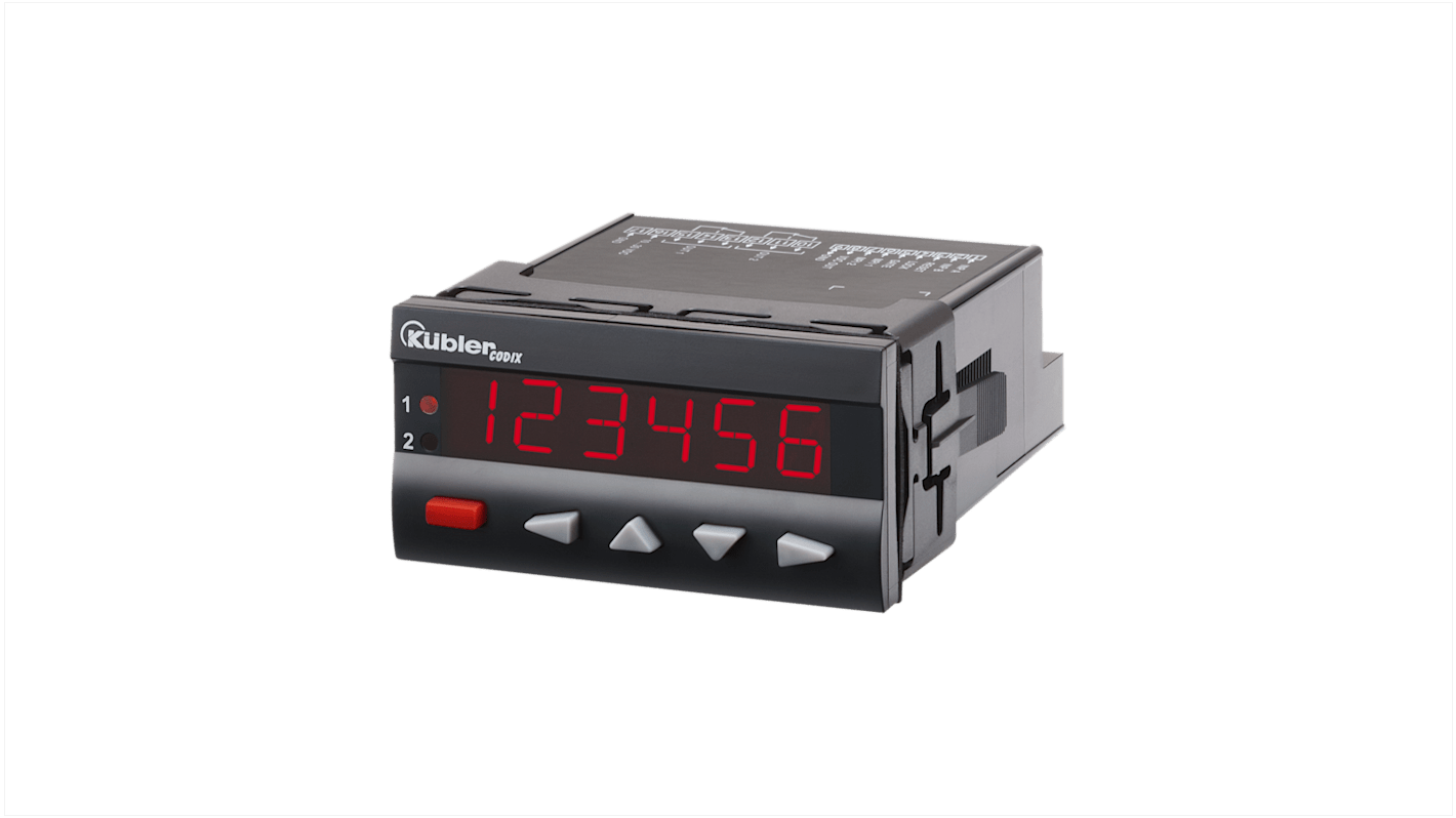 Rs-Online Contatore Kübler Impulso 65kHz display LED 8 cifre 30 V CC