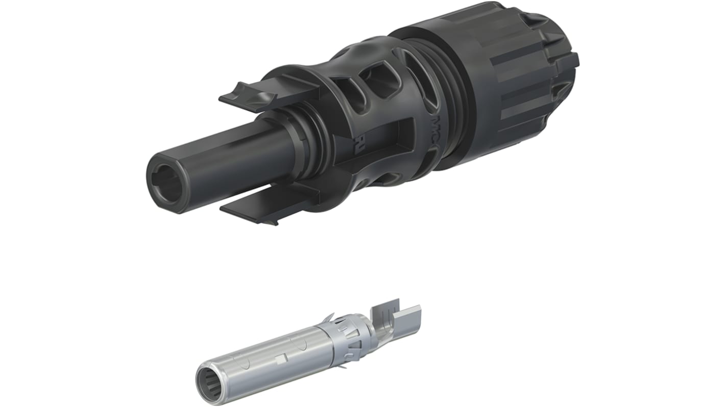 Staubli MC4-Evo 2 Series, Female, Panel Mount Solar Connector, Cable CSA, 2.5mm², Rated At 39A, 1.5 kV PV-KBT4