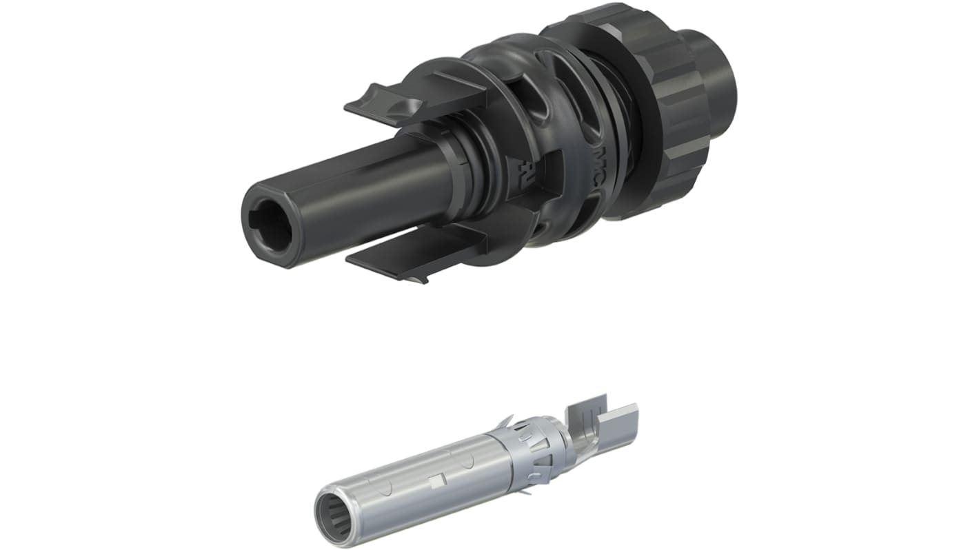 Staubli MC4-Evo 2 Series, Female, Panel Mount Solar Connector, Cable CSA, 2.5mm², Rated At 32A, 1.5 kV PV-ADB4