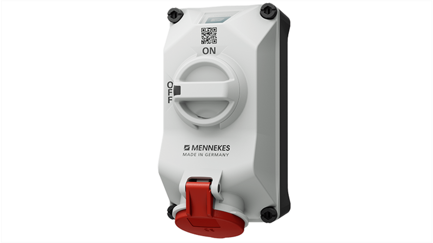MENNEKES DUOi Steckdose Buchse 5P, 400 V / 16A, Wandmontage IP44