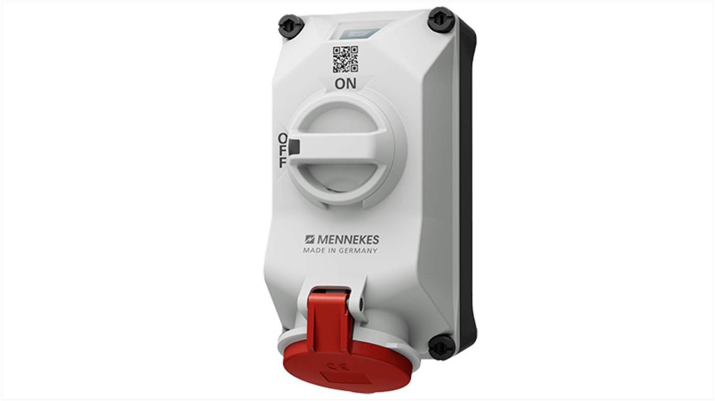 MENNEKES DUOi Steckdose Buchse 4P, 400 V / 32A, Wandmontage IP44