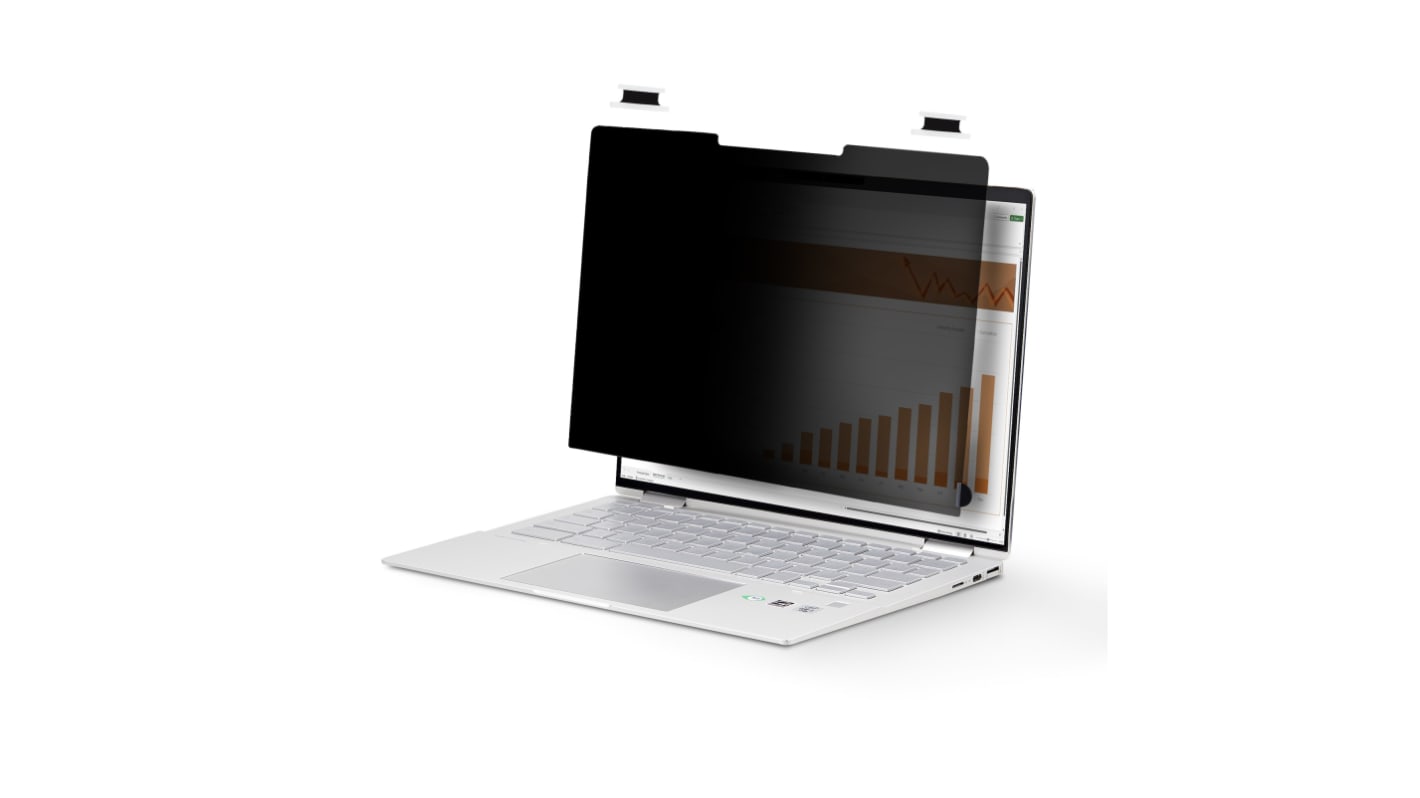 StarTech.com 防窥膜, 14in, 黑色, 防眩光, 可用于触摸屏