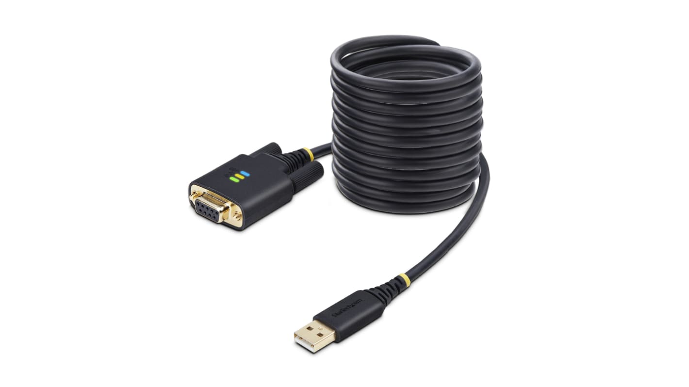 StarTech.com 接口适配器, USB 2.0总线, USB A公头转RS232公头