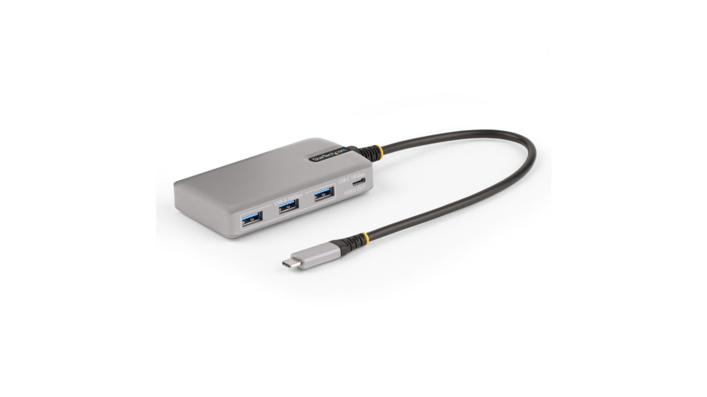 StarTech.com 4 Port USB 3.2 USB C  Hub, 5.6 x 6.7 x 1.2in