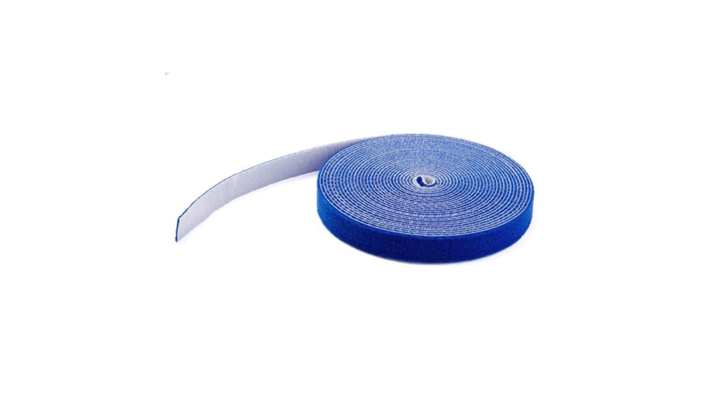 Bridas StarTech.com de Nylon Azul, 50pies x 0,7 pulg, Bridas de gancho y bucle para cables