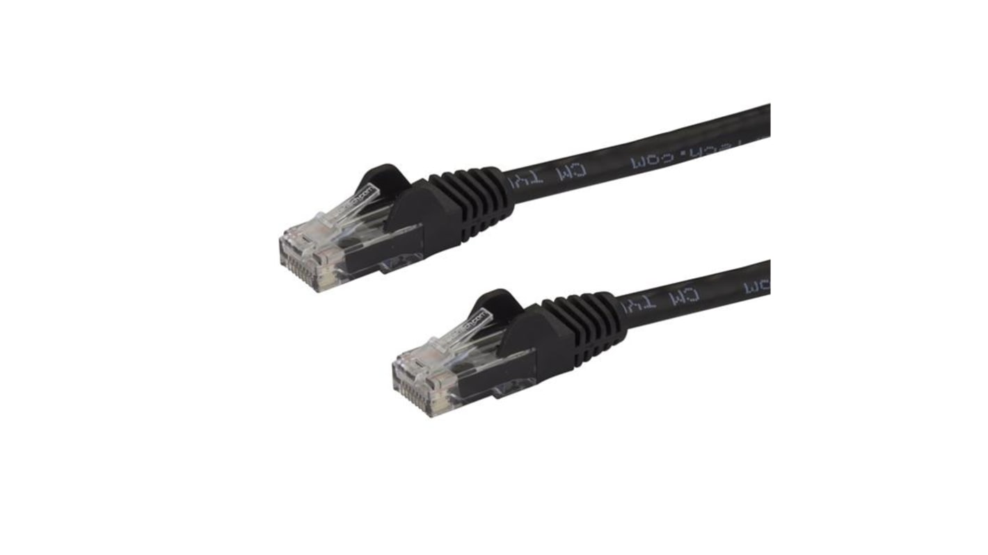 StarTech.comN6PAT, 75ft Cat6, Black RJ45 to Male RJ45 Male, Unterminated PVC Sheath