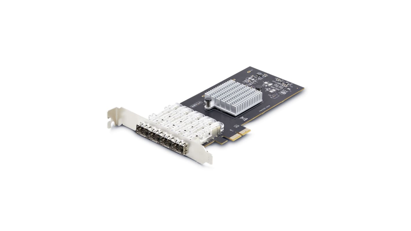 StarTech.com 4 Port PCIe Fiber Ethernet Network Card, 1000Mbit/s