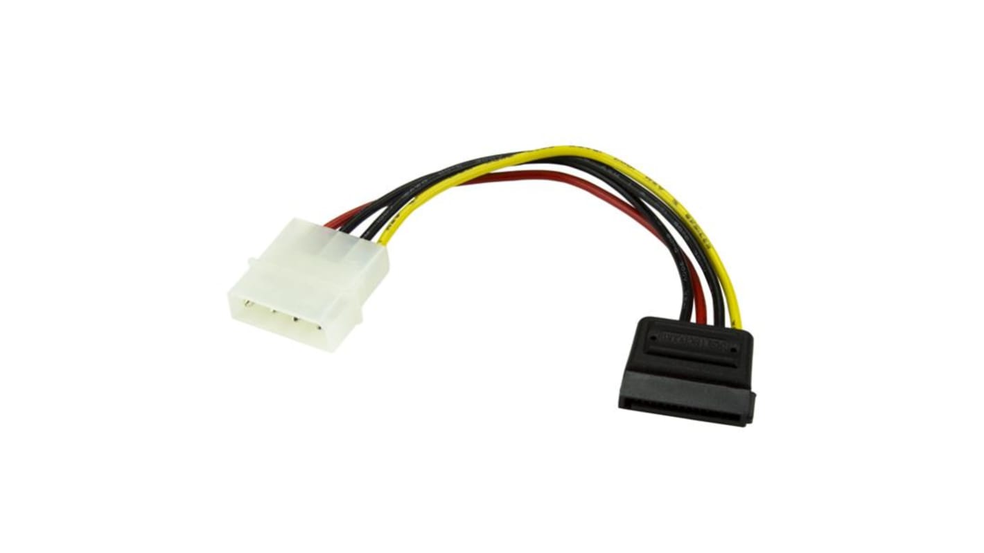 StarTech.com LP4 to SATA Power  Cable, 6in