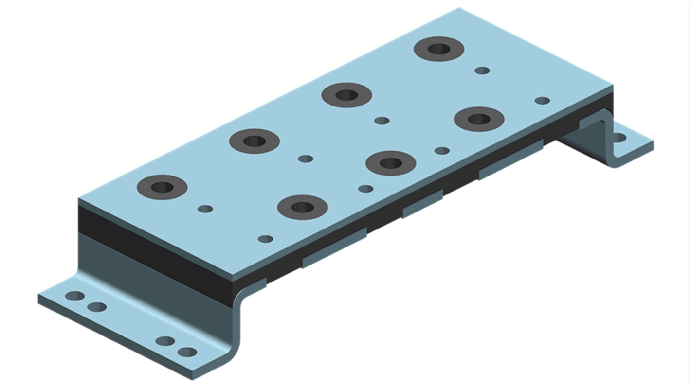 Siemens SIDOOR Series Mounting Plate for Use with Geared Motors, 230mm Length