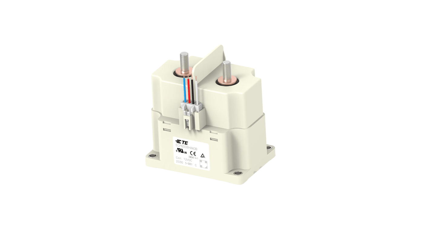 TE Connectivity ECP600B Contactor, 12 V dc Coil, 1-Pole, 800 A, NO, 1.5 kV dc