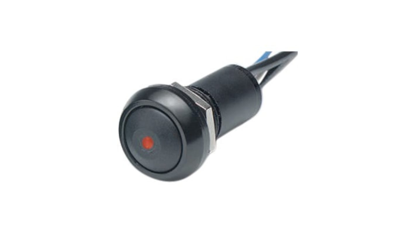 APEM IP Series Series Push Button, Panel Mount, SPST, 48 → 250V ac, IP67
