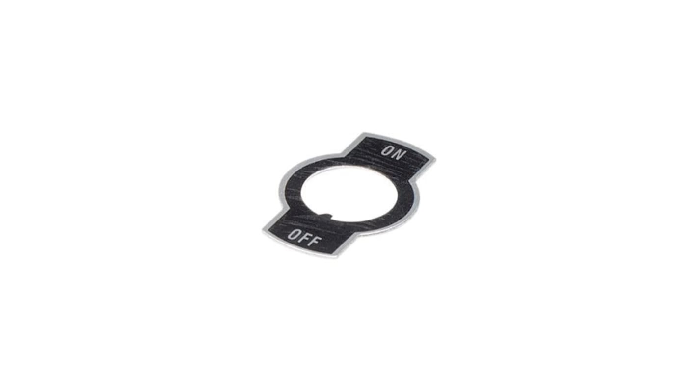 APEM Legend Plate for Use with Switches, I - O, On Off